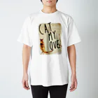 GATAO猫田さんのCAT MY LOVE スタンダードTシャツ