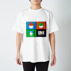 UNK.officialの四分の三 スタンダードTシャツ