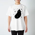 森と樅の富ます秋なす（白黒） Regular Fit T-Shirt