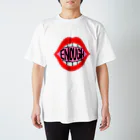 Mieko_KawasakiのENOUGH IS ENOIGH! MOUTH EDITION Regular Fit T-Shirt