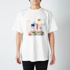 オカヤイヅミの工事中 Regular Fit T-Shirt