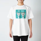 little lion house公式ショップ（大人のためのねこ）の大人のためのねこ型ポータブル扇風機 Regular Fit T-Shirt