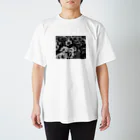 dancingのflower print tee Regular Fit T-Shirt