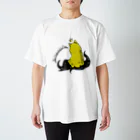 ちょぼろうSHOPの冒涜的な猫ハス（背中色付き） Regular Fit T-Shirt
