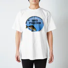 猫と釣り人のイサキ_1_C スタンダードTシャツ