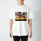 renjuー蓮樹ーの夕やけこやけ Regular Fit T-Shirt