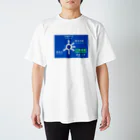 ozkの軽井沢六本辻ラウンドアバウト標識 スタンダードTシャツ