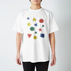 ぼんやり商会 SUZURI店のどーれだ（かたちと色） Regular Fit T-Shirt