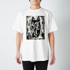 KEIHAMMのBuchi-Gami woodcut Regular Fit T-Shirt