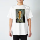 museumshop3の【世界の名画】アメデオ・モディリアーニ『Girl in a Sailor's Blouse』 Regular Fit T-Shirt