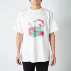 a0のうさぎマカロン スタンダードTシャツ