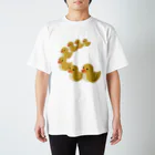 楽猫楽描しげ屋のアヒル急カーブ Regular Fit T-Shirt