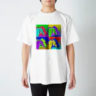 .KazzU Storeの牛くんサイケ スタンダードTシャツ