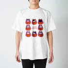 きんのにぼしデザインのねこだるま~NEKODARUMA~ スタンダードTシャツ