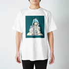 ak_chan1018のこっちみてにゃん(ヒト) スタンダードTシャツ