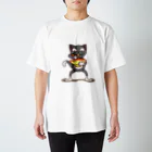 marycoのくつ下ねこさん（ラーメン） Regular Fit T-Shirt