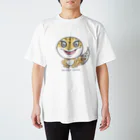 Zipply × Hachucliの平面レオパ(ハイタン系) Regular Fit T-Shirt