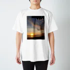 tamapのSunset@Seminyak beach Regular Fit T-Shirt