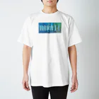 8bit_player65のナンバープレート【HAWAII　blue】 Regular Fit T-Shirt