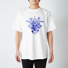 Ｘ-ジュゴンの浮遊物(青線) スタンダードTシャツ