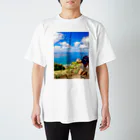 hawaiitaroハワイグッズショップのハワイ絶景ALOHA Regular Fit T-Shirt