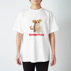 萌獣ファクトリー「純屋」の萌獣 猫 ニャラメルコーン Regular Fit T-Shirt