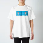 🏠やしおこうの秘密基地のクリオネさんとSOCIAL DISTANCE1 スタンダードTシャツ