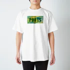 8bit_player65のナンバープレート【PARIS】 スタンダードTシャツ