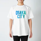 JIMOTOE Wear Local Japanの大阪市 OSAKA CITY スタンダードTシャツ