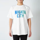 JIMOTO Wear Local Japanの新潟市 NIIGATA CITY スタンダードTシャツ