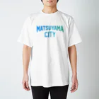 JIMOTO Wear Local Japanの松山市 MATSUYAMA CITY スタンダードTシャツ