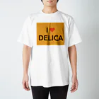 n3hide1982の〓栄町呉服店〓 I Love DELICA Tシャツ《オレンジ》 Regular Fit T-Shirt