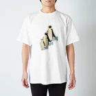 Animal Fidget Spinnerのペンギン3人組【AFS】 Regular Fit T-Shirt
