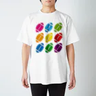 フォーヴァのカラフルラグビーボール Regular Fit T-Shirt