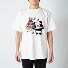 イラスト MONYAAT のkyu13ズレぱんだちゃんのはっぴー Regular Fit T-Shirt