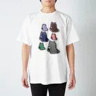 (¯﹃¯)のねこの集会 Regular Fit T-Shirt