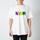 HBridge Storeの紫＋黄＋緑 Regular Fit T-Shirt