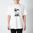 PokuStarのパンダを出荷する スタンダードTシャツ