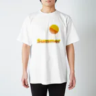 ShibaTshirtの太陽は夏 スタンダードTシャツ