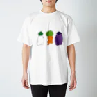 あかいろふぁ～むのはしるやさいたち Regular Fit T-Shirt