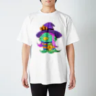 Sour Cream Onion SUZURI支店のハロウィン魔女アマビエ Regular Fit T-Shirt