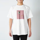 narubearfruitsの飼い主のお風呂が心配な猫 Regular Fit T-Shirt