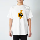 鬼ヶ島たろう🍑のダラダラパンダくんTシャツ Regular Fit T-Shirt