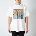 mofumofu_kumasanの70sfrillblouseprint Regular Fit T-Shirt