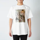 ヤマネコ。の部屋のグレ&ゴル　王族猫 Regular Fit T-Shirt