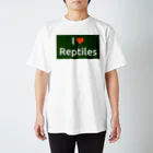 n3hide1982の〓栄町呉服店〓 I Love Reptiles Tシャツ スタンダードTシャツ