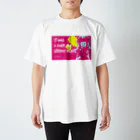 怖話グッズの怖話-Girlイラスト3（T-Shirt Pink） Regular Fit T-Shirt