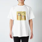 HANIWAのてつぼうニャンコ Regular Fit T-Shirt