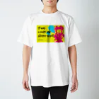 怖話グッズの怖話-Girlイラスト3（T-Shirt Yellow） スタンダードTシャツ