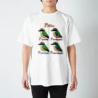 エコビーストのヤイロチョウ4種Tシャツ Regular Fit T-Shirt